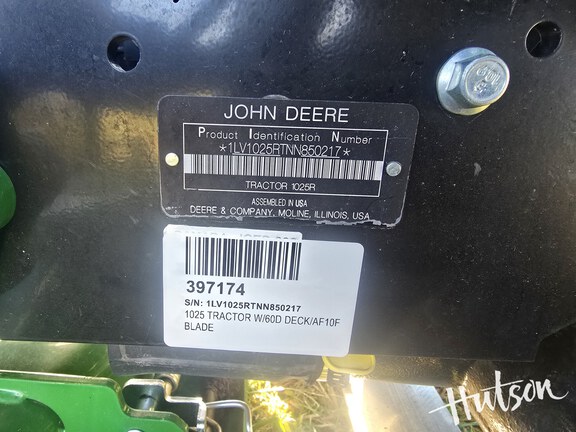 Photo of 2022 John Deere 1025R