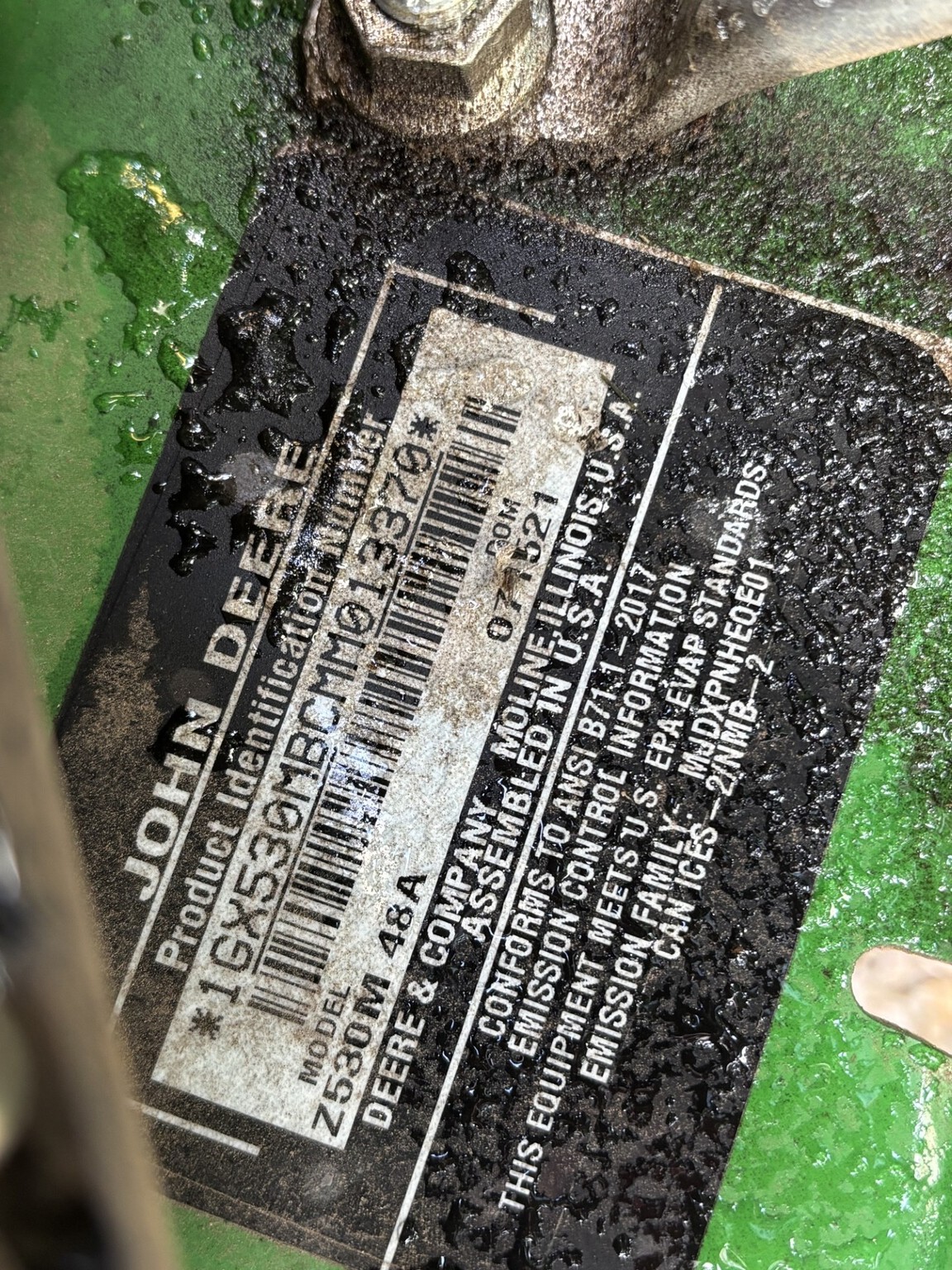 Used 2021 John Deere Z530M Zero Turn Mowers at Koenig Equipment in Germantown, OH - PhotoXL18