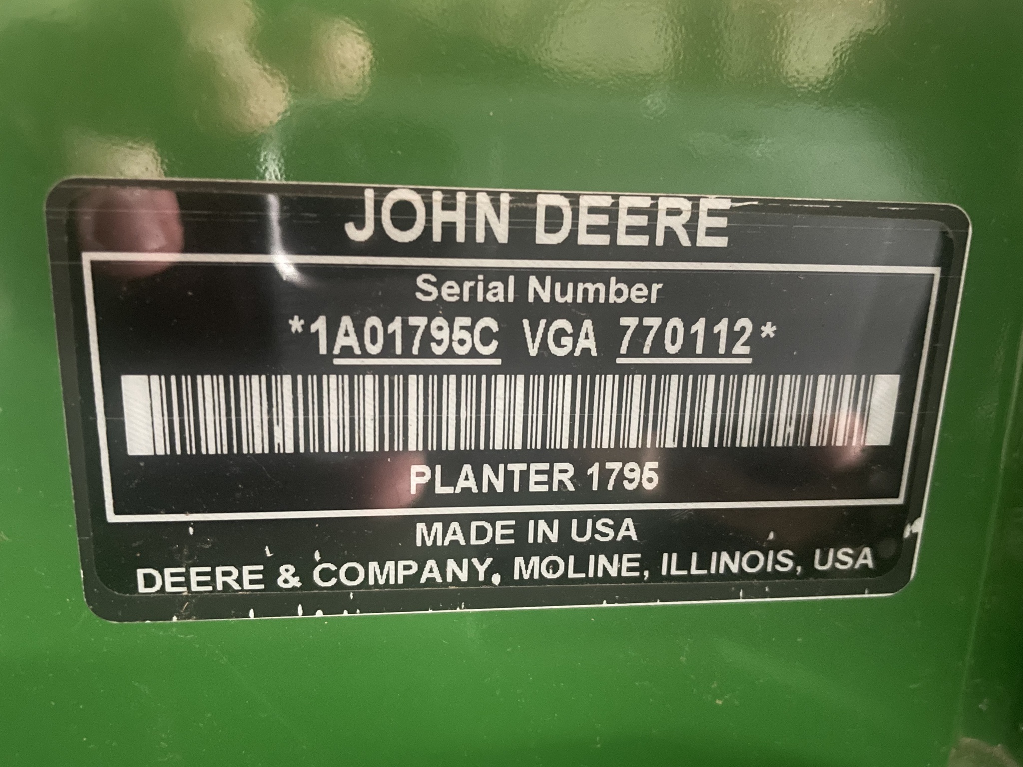 2017 John Deere 1795 Image 14