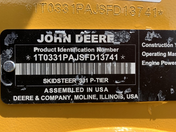 Photo of 2025 John Deere 331 P