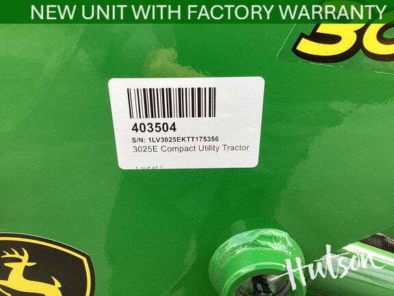 Photo of 2026 John Deere 3025E
