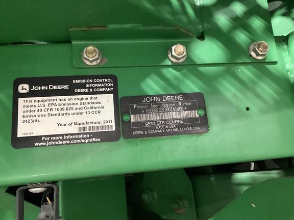 2011 John Deere 9870 STS - Photo4