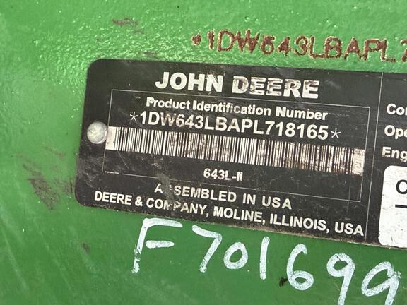 2023 John Deere 643L II