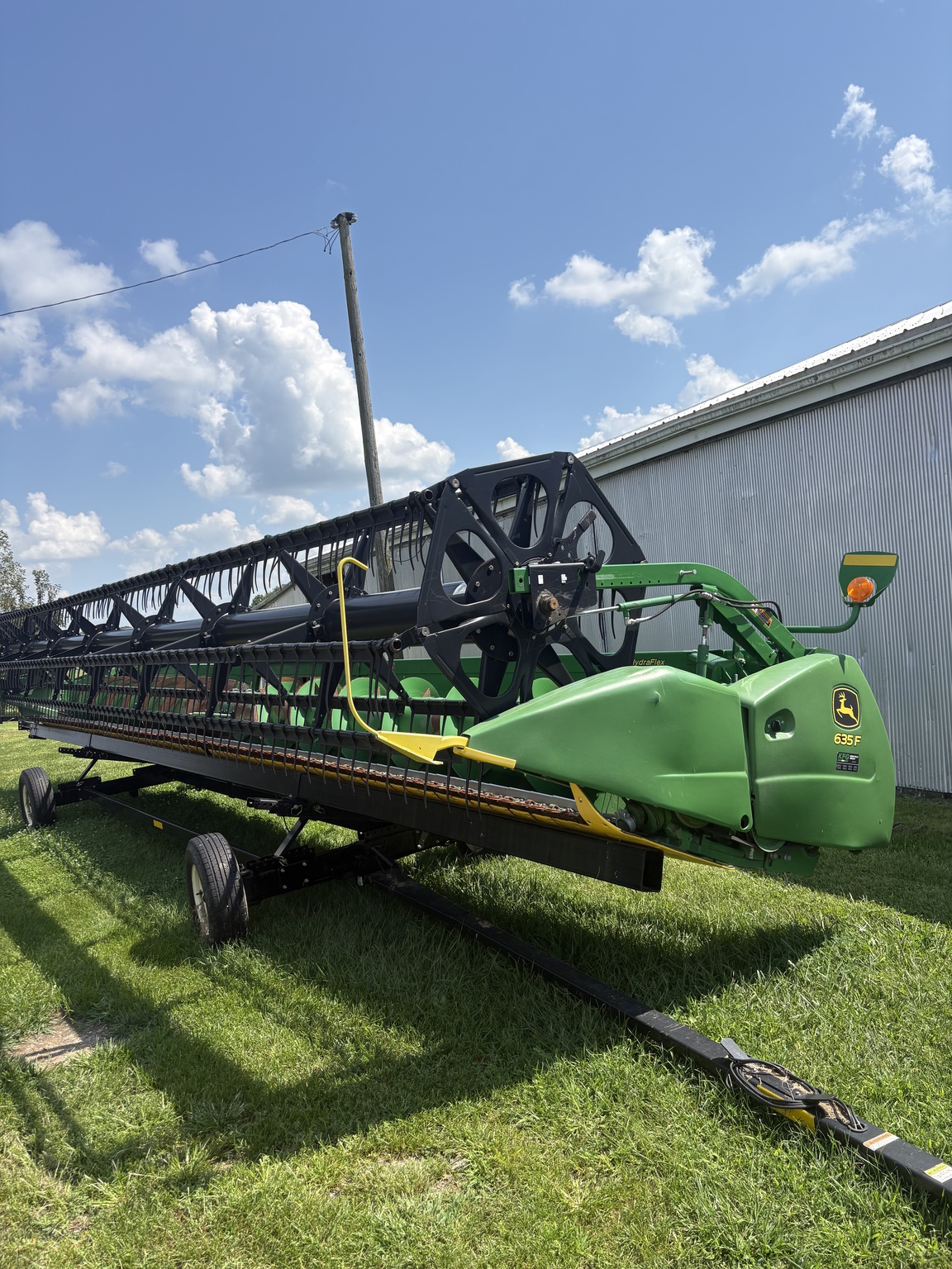 Used 2012 John Deere 635F Combine Platforms at Koenig Equipment in Oxford, OH - PhotoXL0
