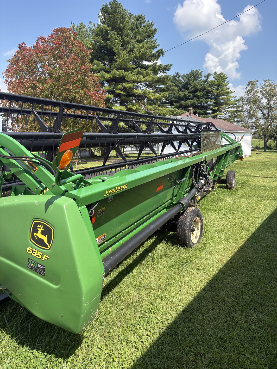 Used 2012 John Deere 635F Combine Platforms at Koenig Equipment in Oxford, OH - PhotoXL1