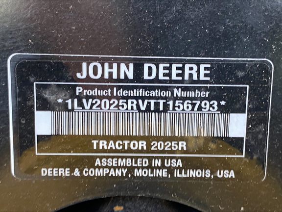 2026 John Deere 2025R