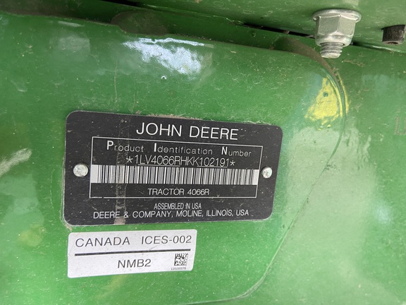 2019 John Deere 4066R