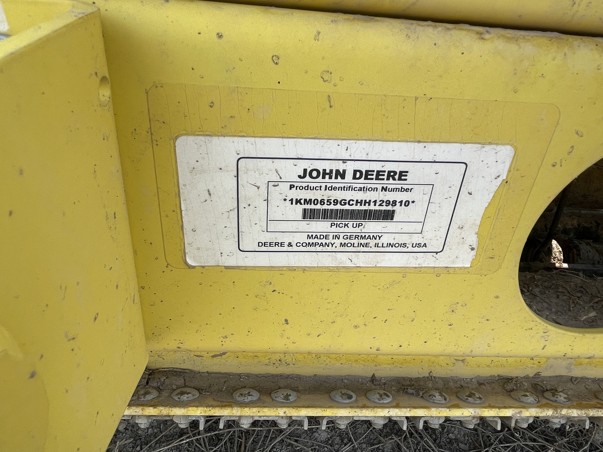 2017 John Deere 659 Image 17