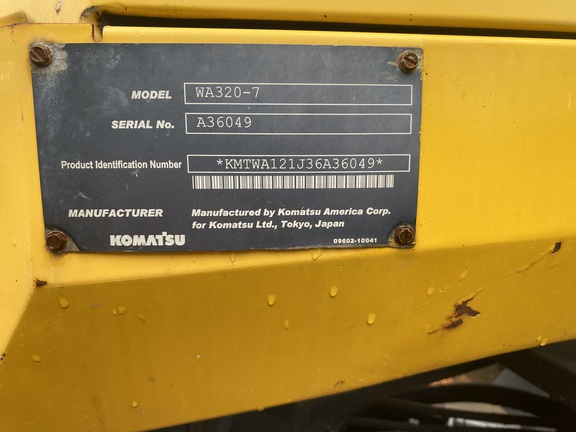 2014 Komatsu WA320