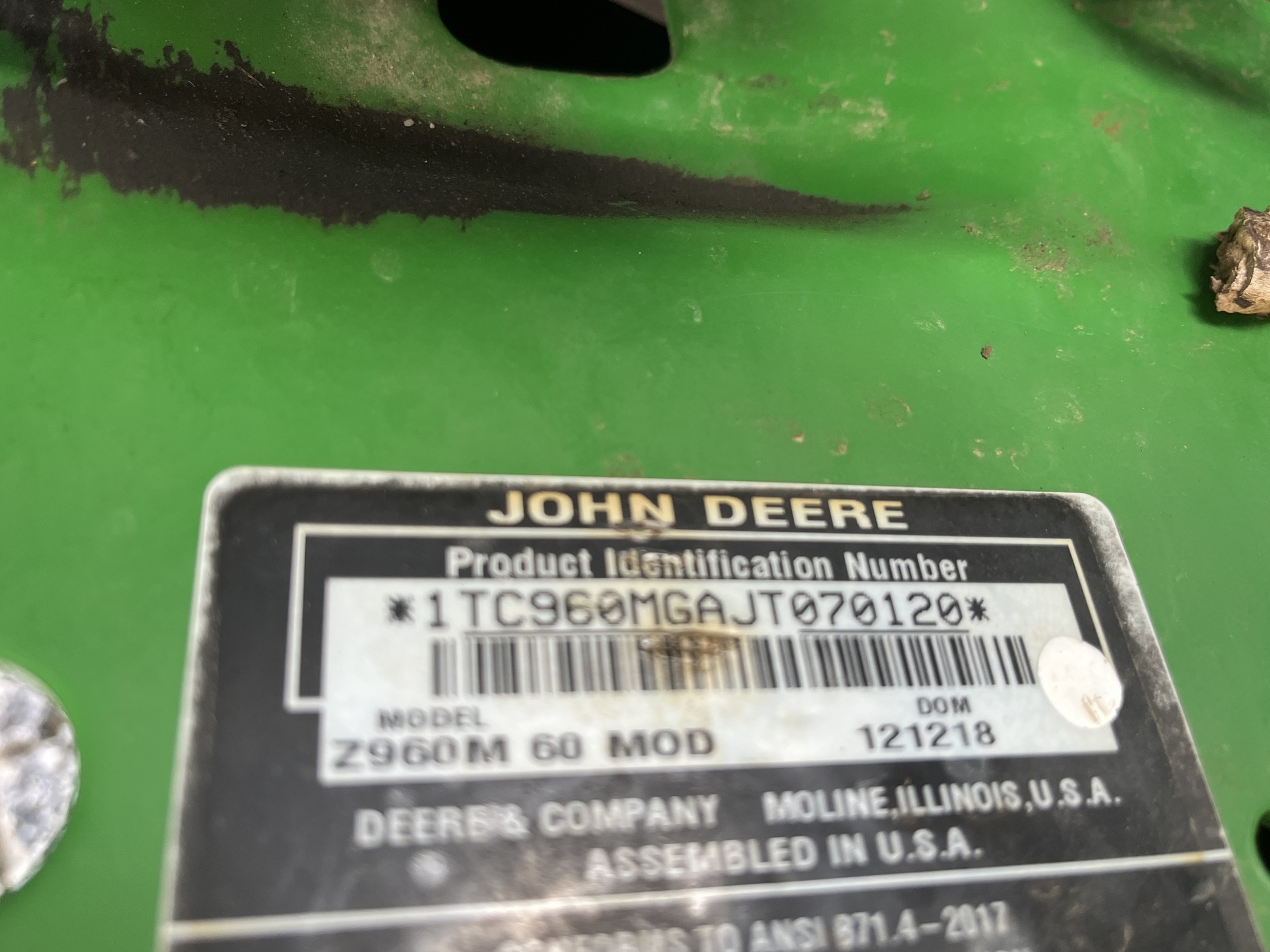  2019 John Deere Z960M at Heritage Tractor in West Plains, MO