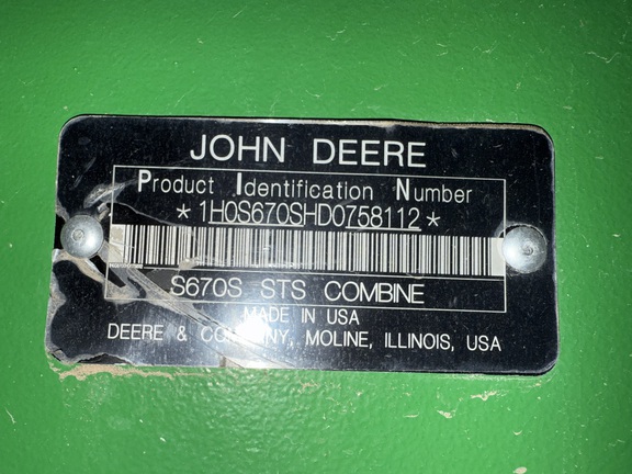 2013 John Deere S670 - Photo19