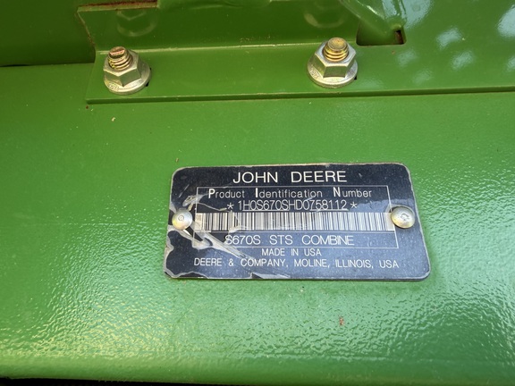 2013 John Deere S670 - Photo37