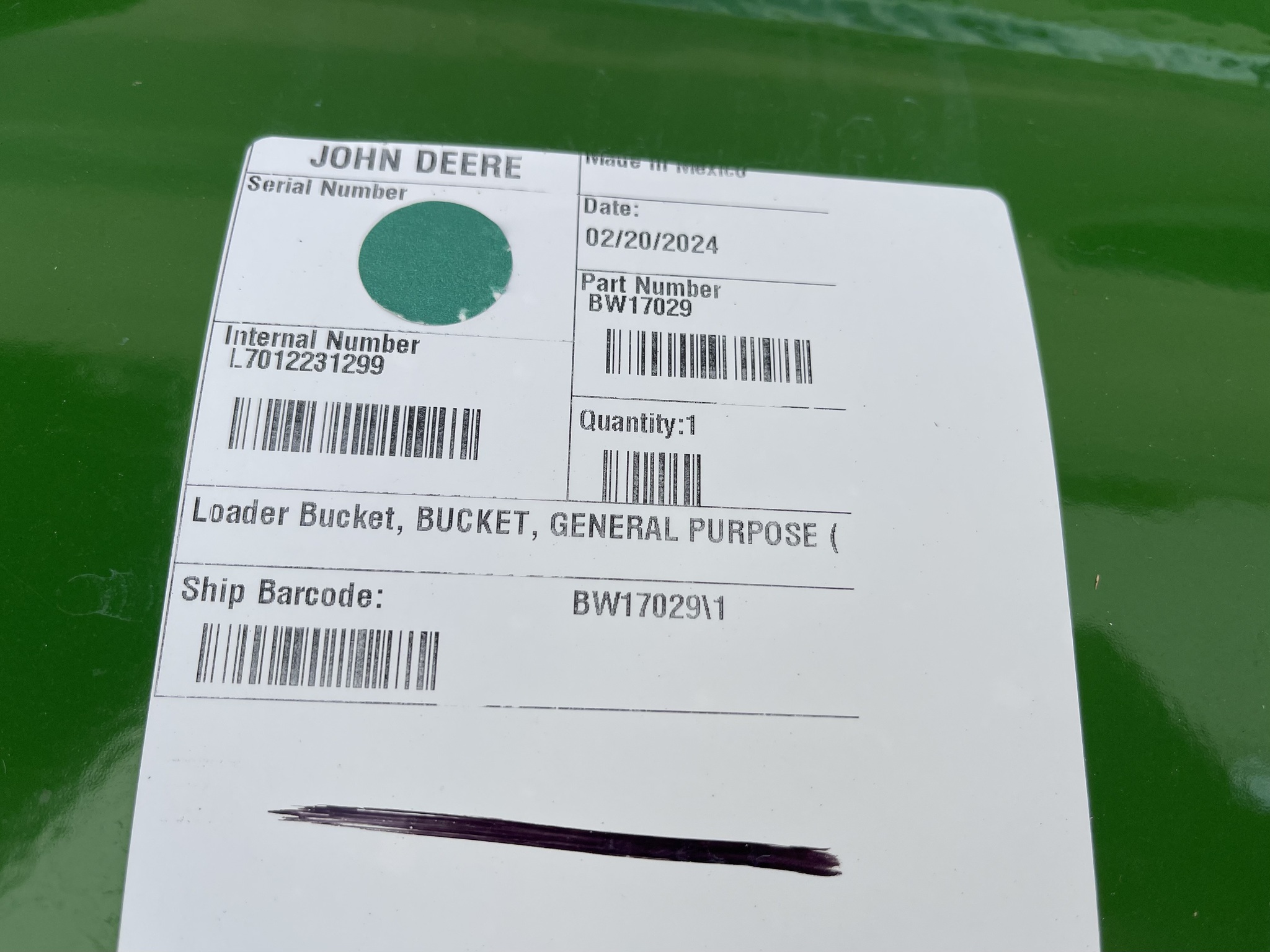  2024 John Deere BW17029 at Heritage Tractor in Kewanee, IL