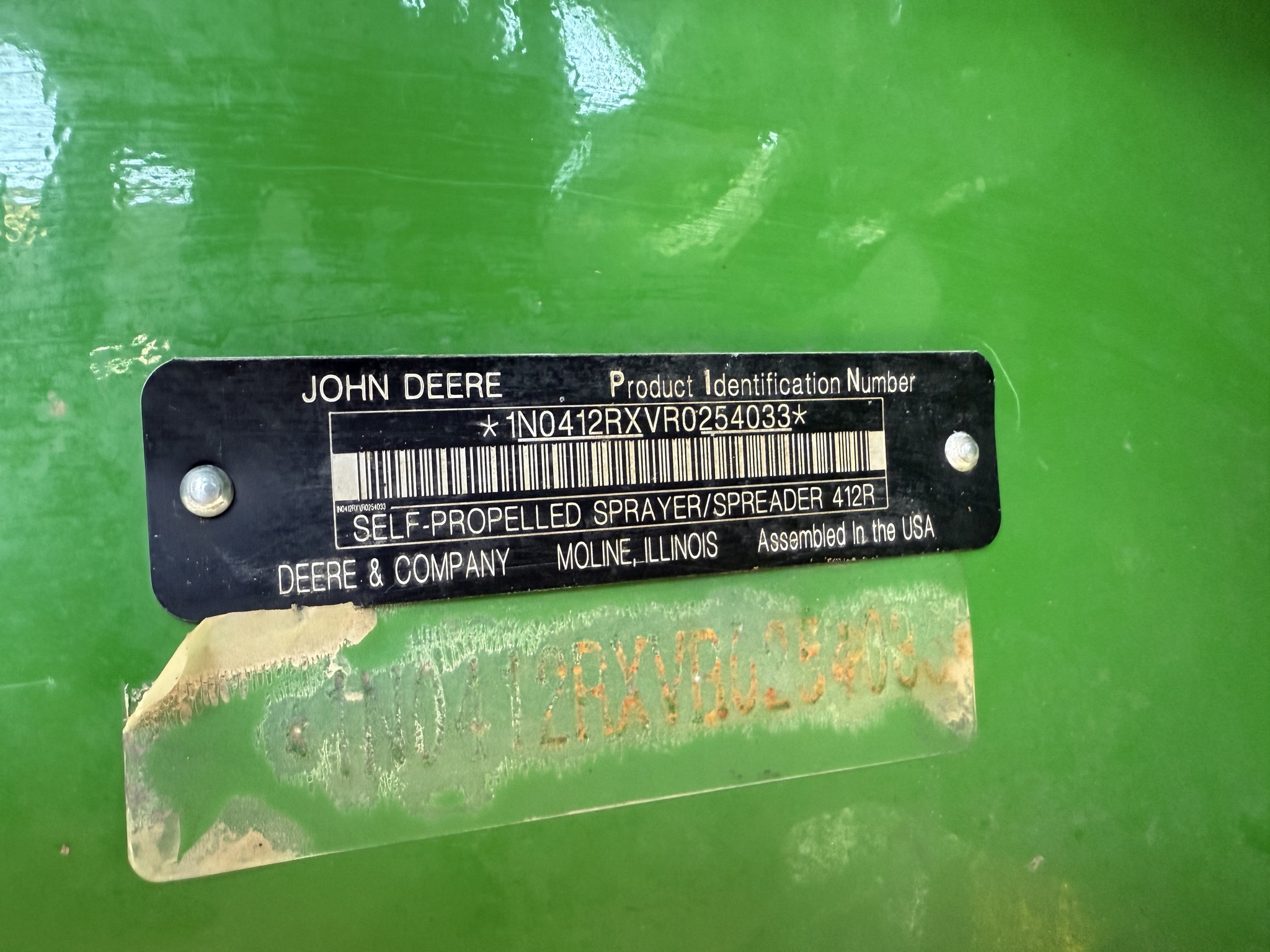  2025 John Deere 412R at Heritage Tractor in Nevada, MO