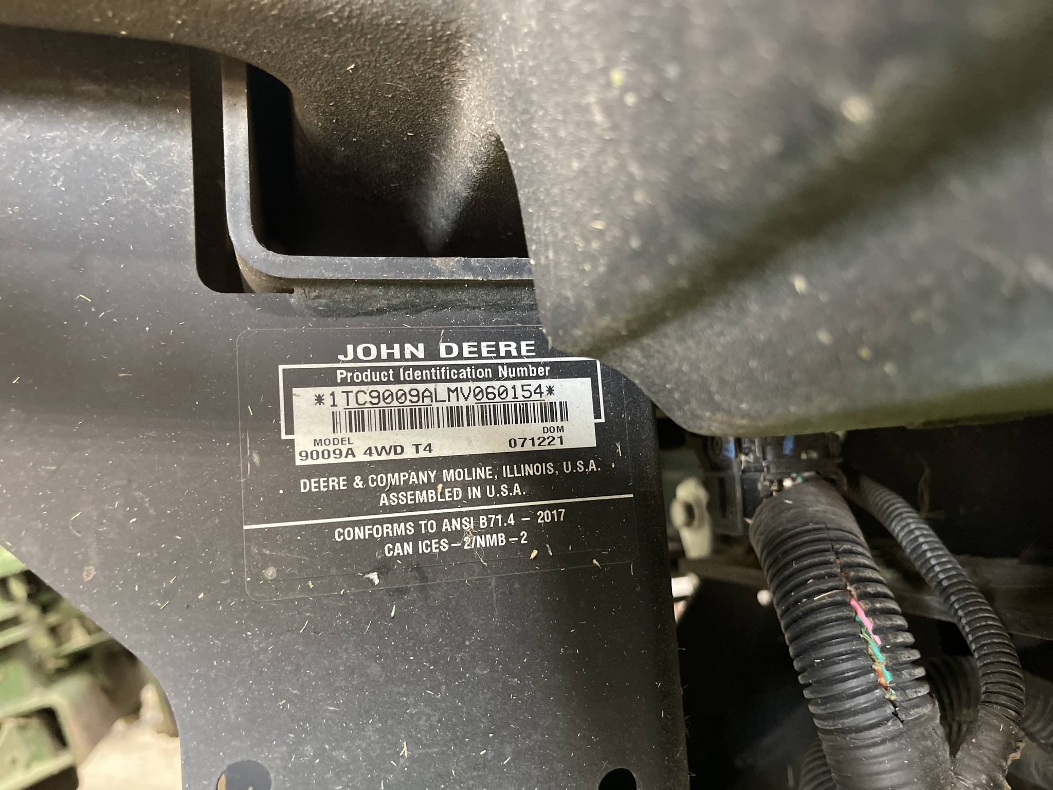 2021 John Deere 9009A Image 18