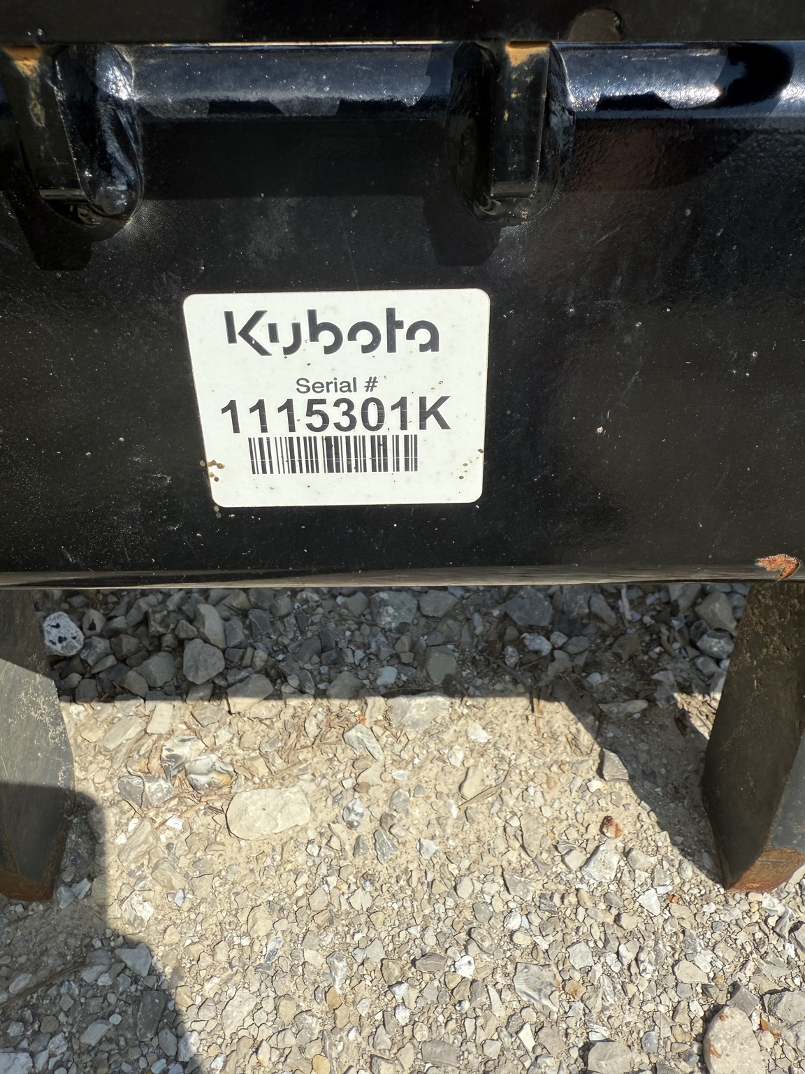 Kubota SG2584 GRADER SCRAPER Image 3
