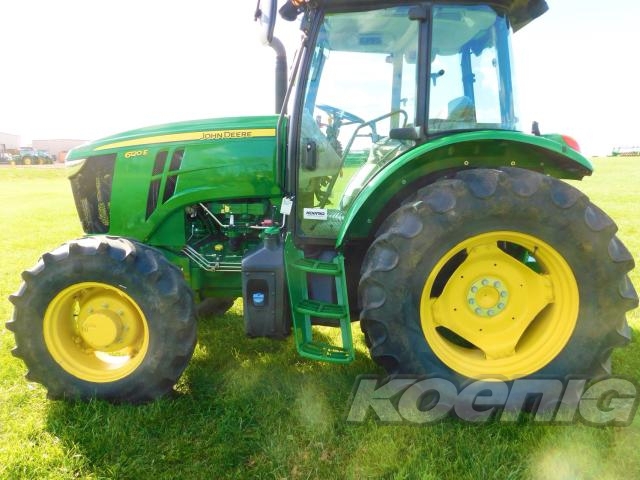 Used 2022 John Deere 6120E Utility Tractors at Koenig Equipment in Richmond, IN - PhotoXL3
