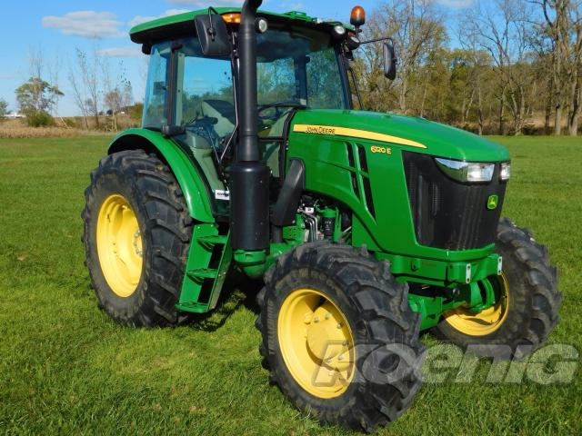 Used 2022 John Deere 6120E Utility Tractors at Koenig Equipment in Richmond, IN - PhotoXL0