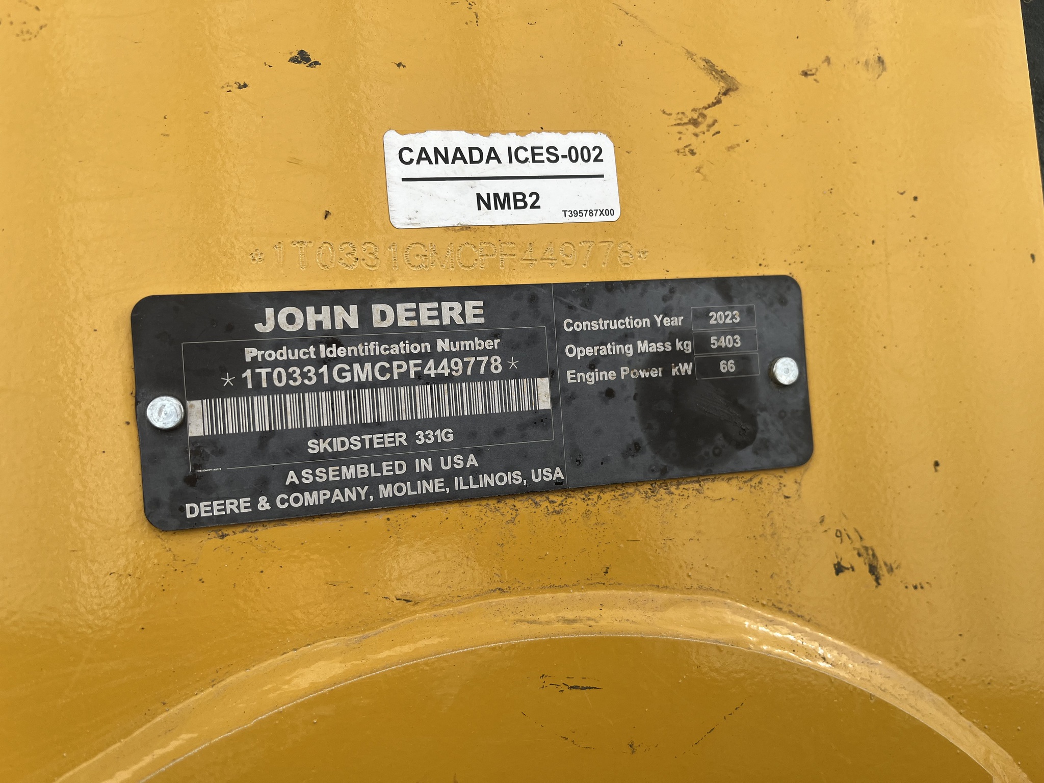  2023 John Deere 331G at Heritage Tractor in West Plains, MO