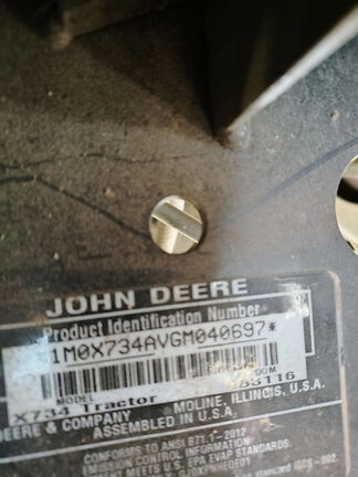 2016 John Deere x734 - Photo5