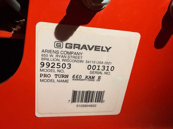 Photo of 2021 Gravely Pro-Turn 660