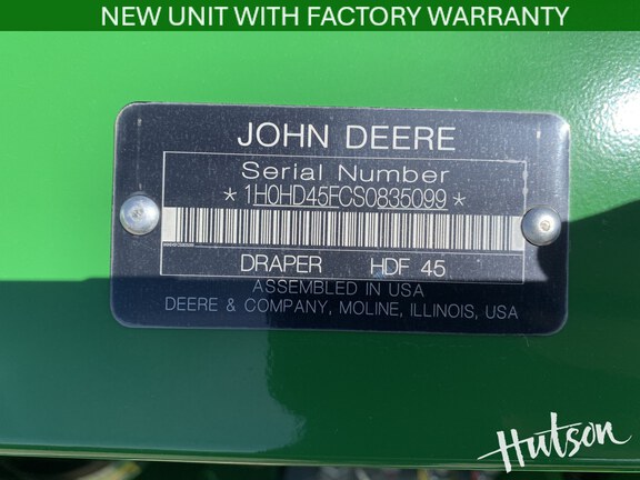 Photo of 2025 John Deere HDF 45