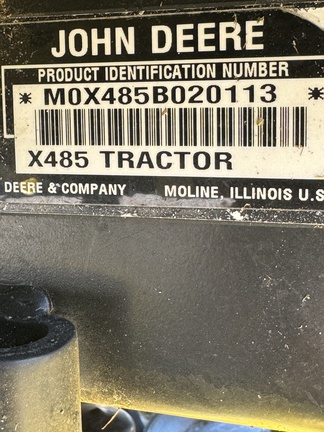 Photo of 2003 John Deere X485