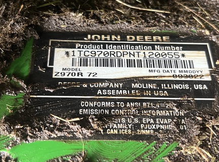 Photo of 2022 John Deere Z970R