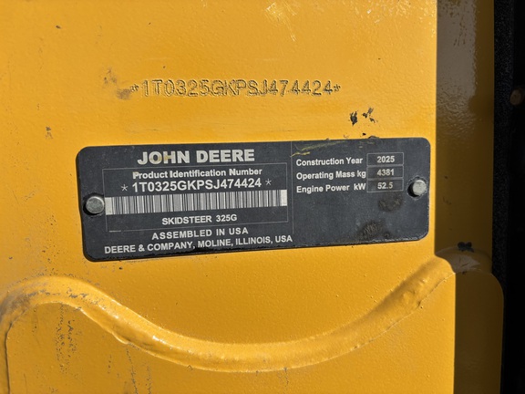 2025 John Deere 325G