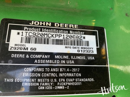Photo of 2023 John Deere Z920M