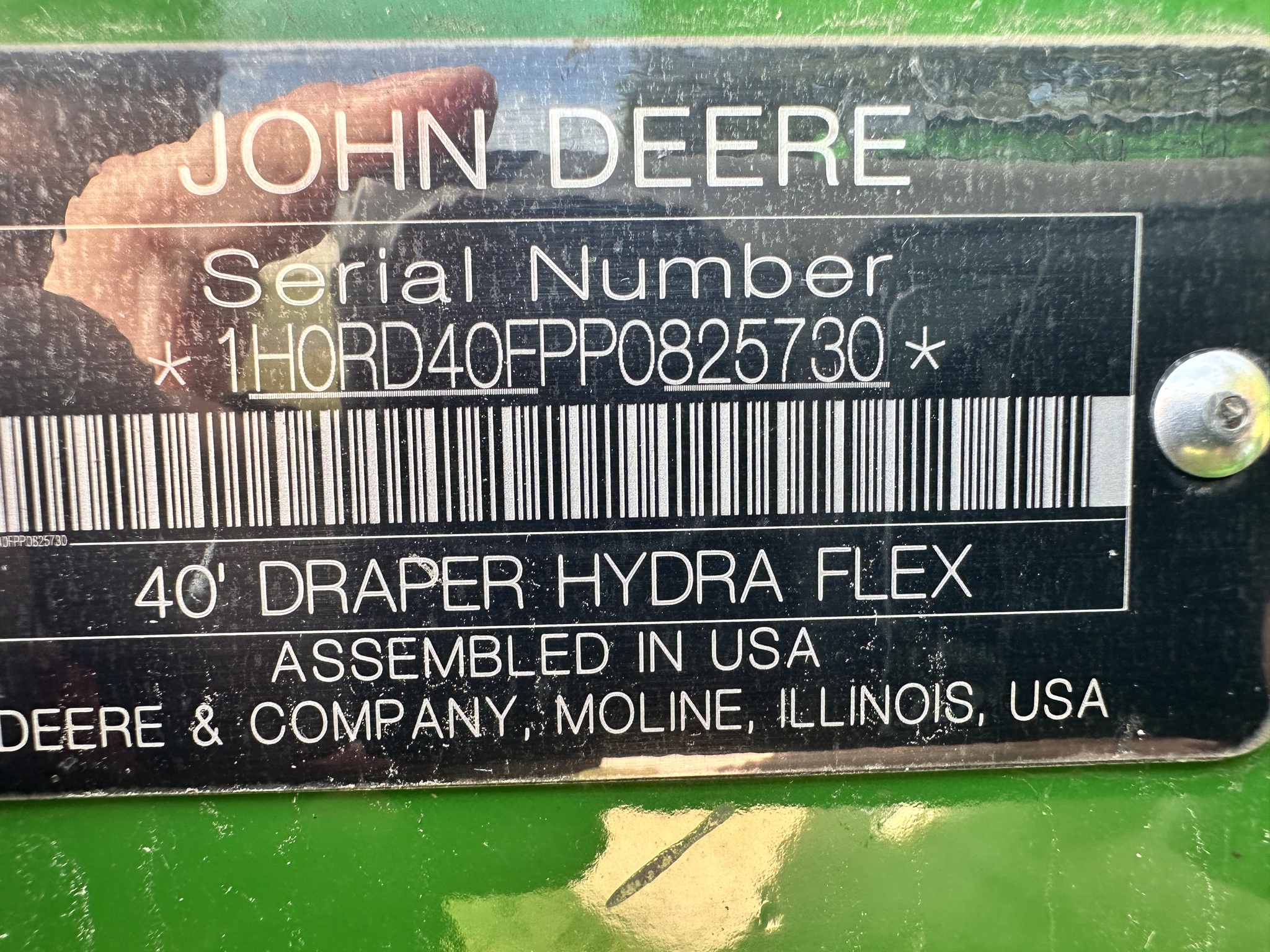  2023 John Deere RD40F at Heritage Tractor in Streator, IL