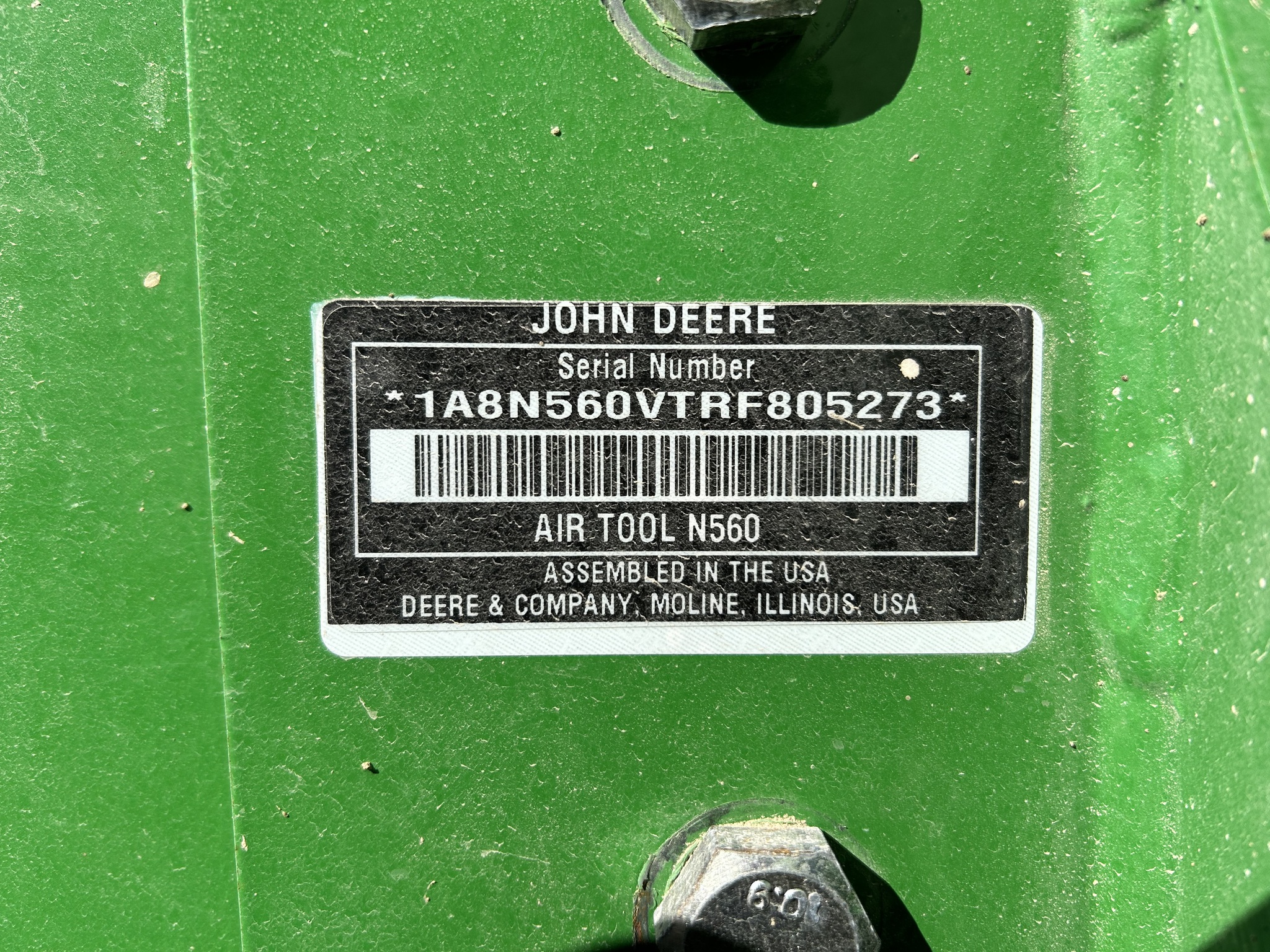  2024 John Deere N560 at Heritage Tractor in Nevada, MO