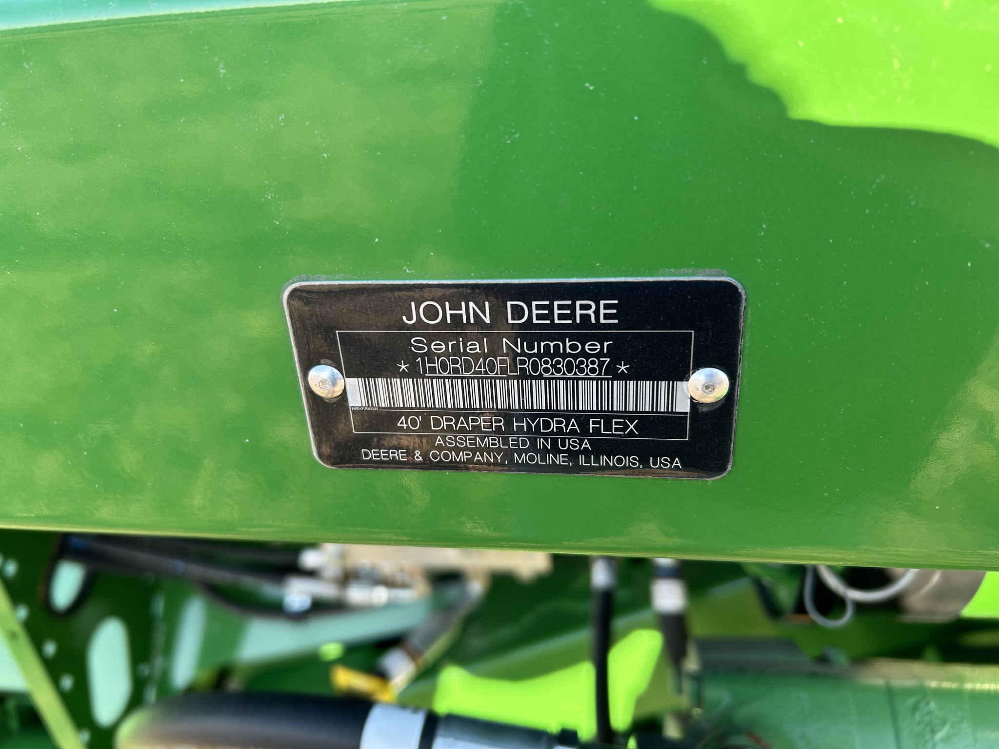  2024 John Deere RD40F at Heritage Tractor in Monmouth, IL