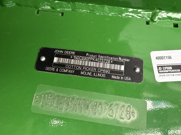 2019 John Deere CP690