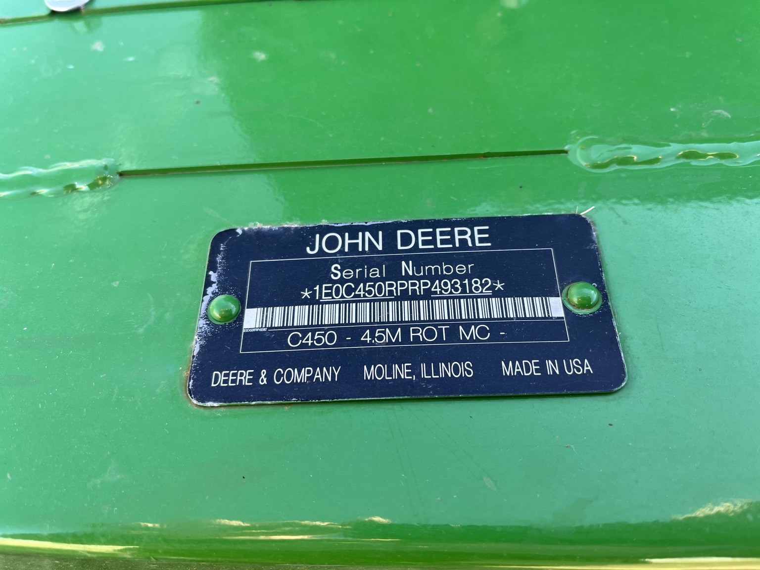 2024 John Deere C450 Image 24