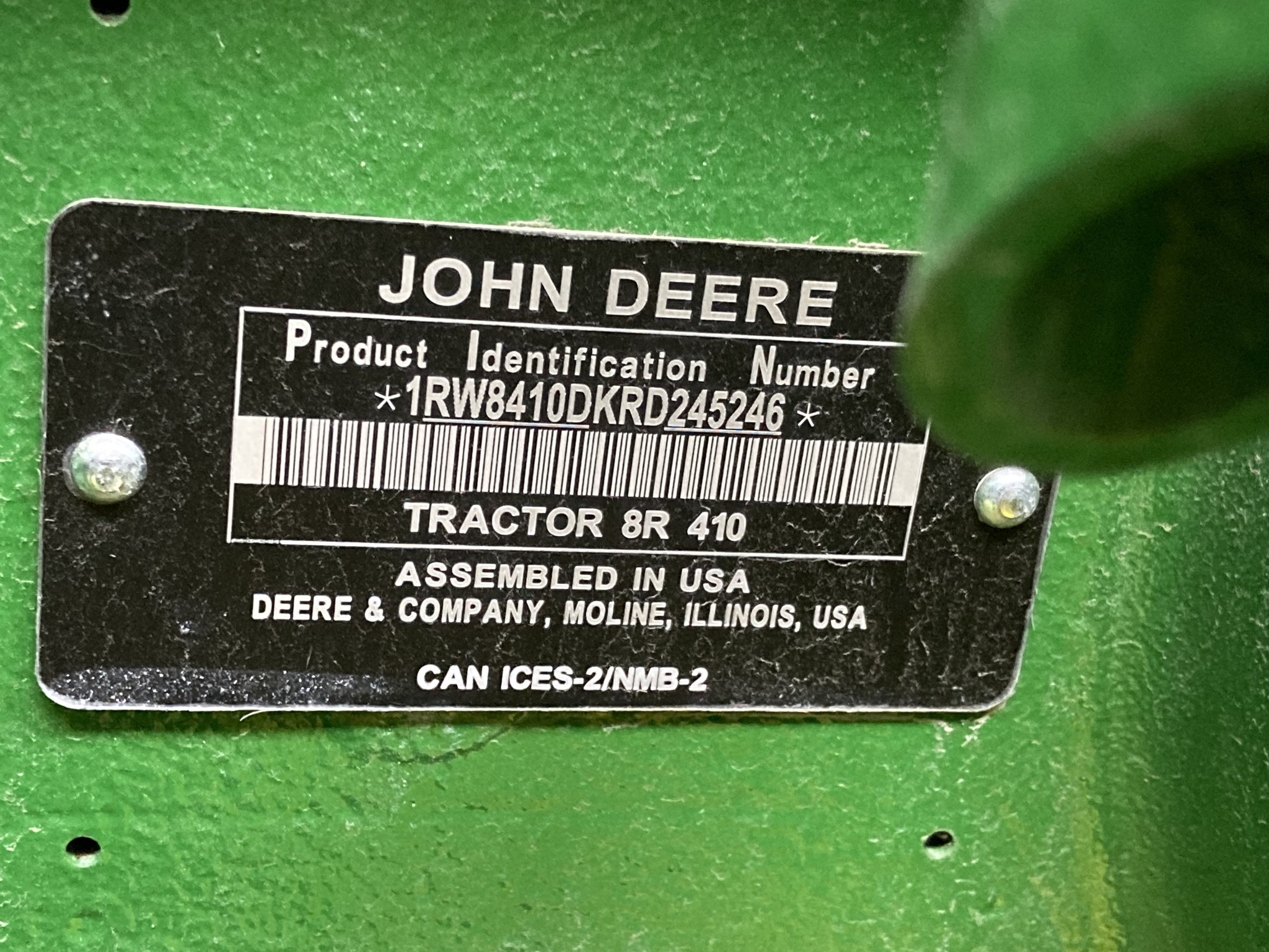 2024 John Deere 8R 410 Image 8