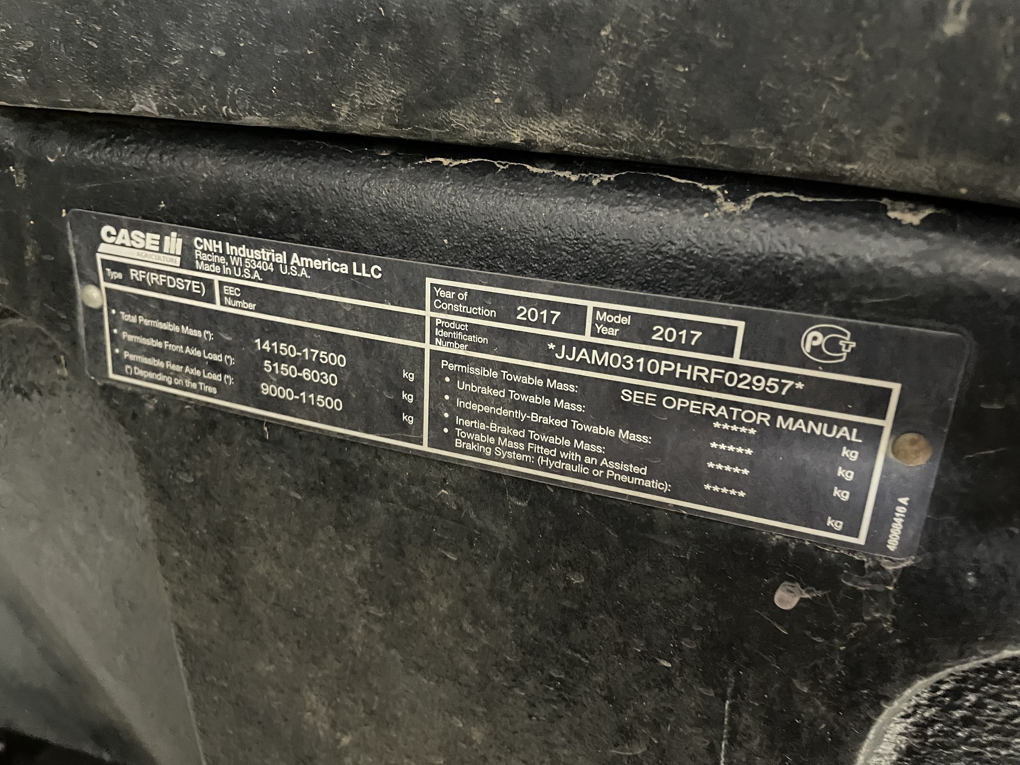 2017 Case IH Magnum 310 Image 22