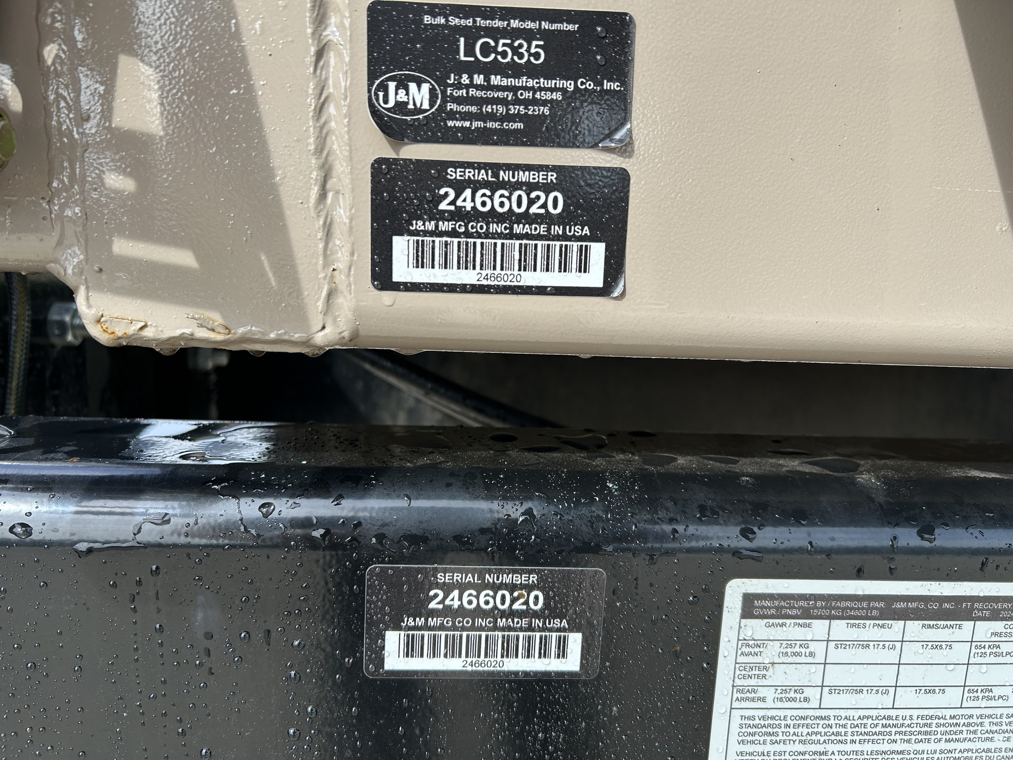  2024 J&M LC535 at Heritage Tractor in Pittsburg, KS