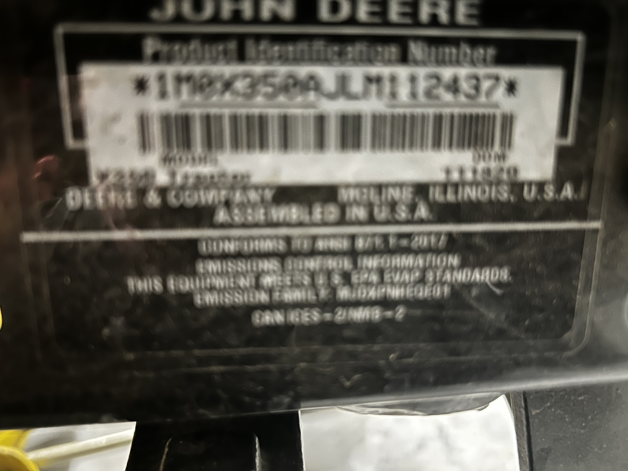 2021 John Deere X350 Image 13