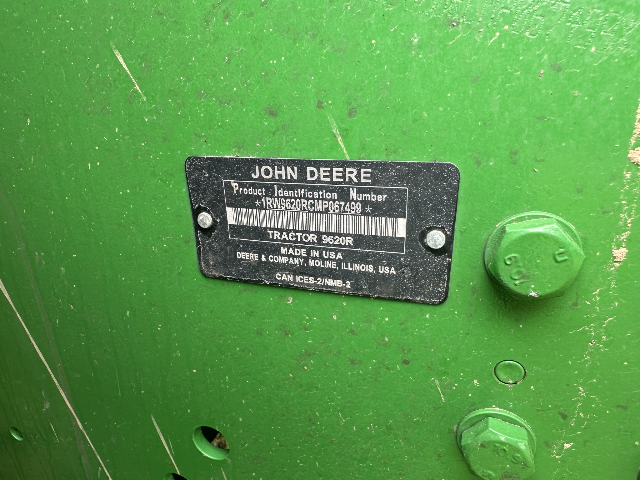  2021 John Deere 9620R at Heritage Tractor in Lacon, IL