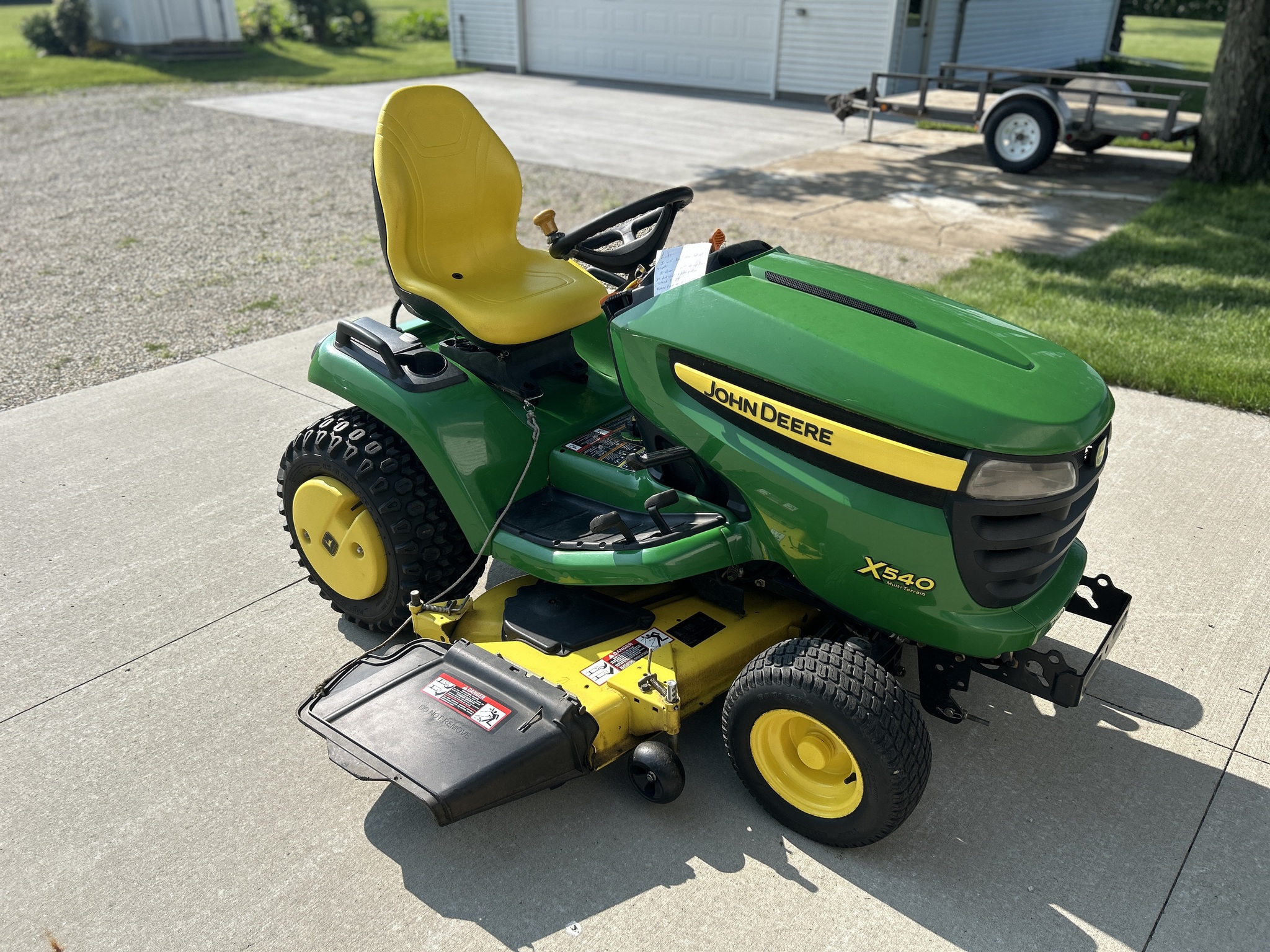 2011 John Deere X540 Image 2