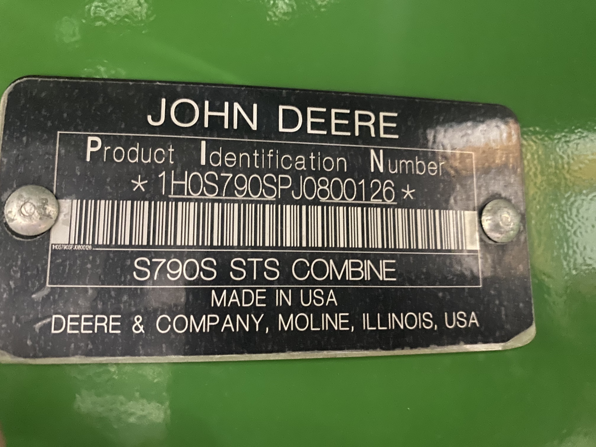 2018 John Deere S790 Image 23