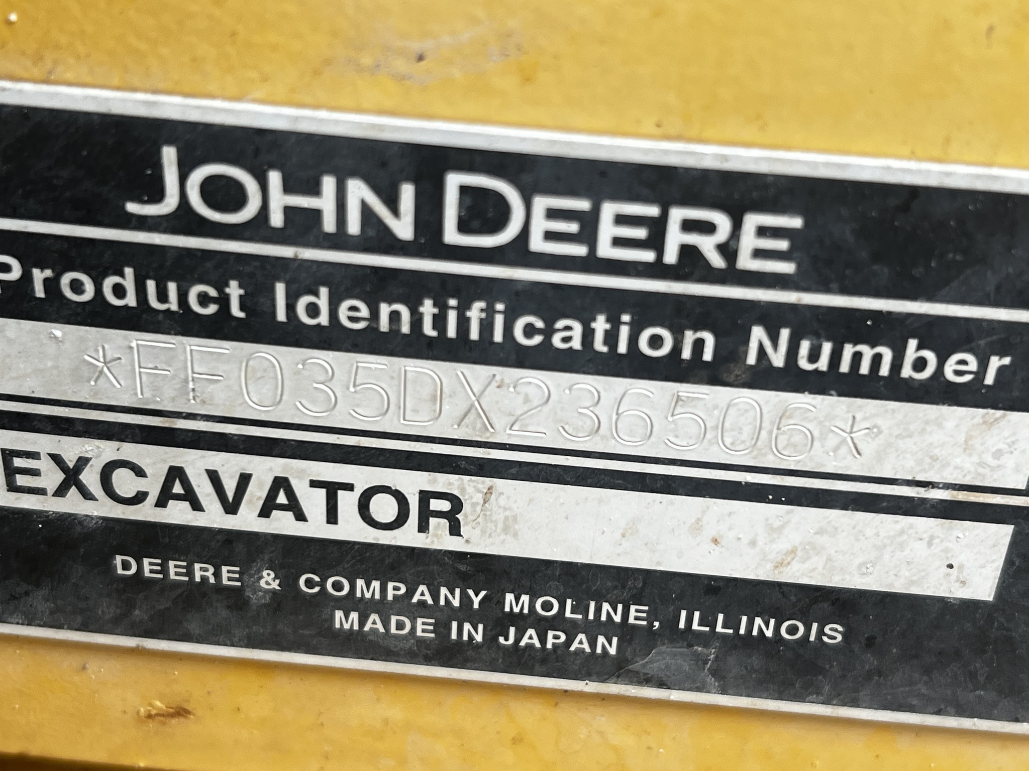 2006 John Deere 35D Image 5