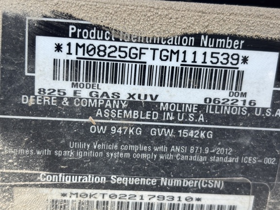 Used 2016 John Deere XUV 825I S4 ATVs & Gators at Koenig Equipment in Botkins, OH - Photo38