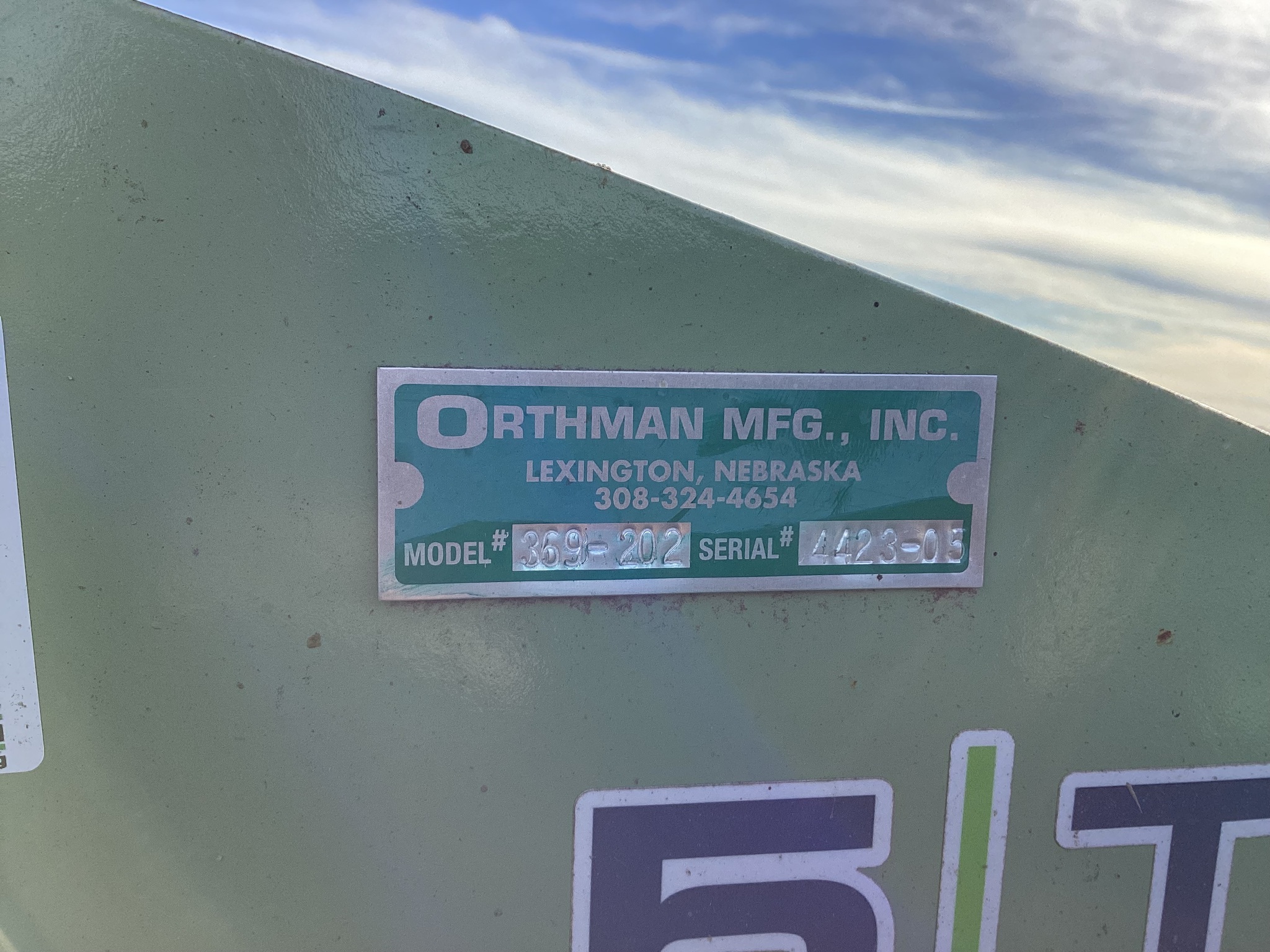 2023 Orthman 369-202 Image 8