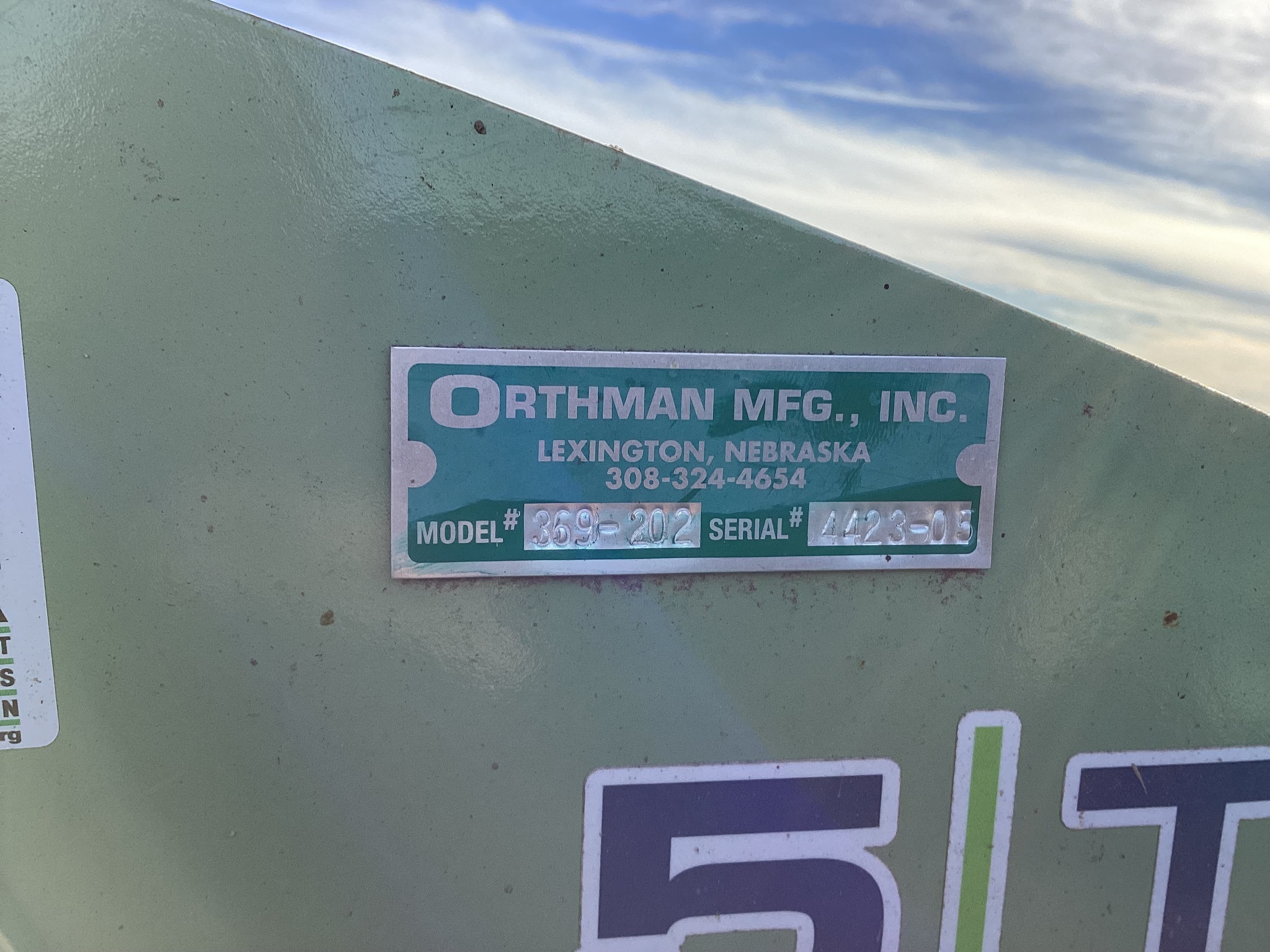 2023 Orthman 369-202 Image 13