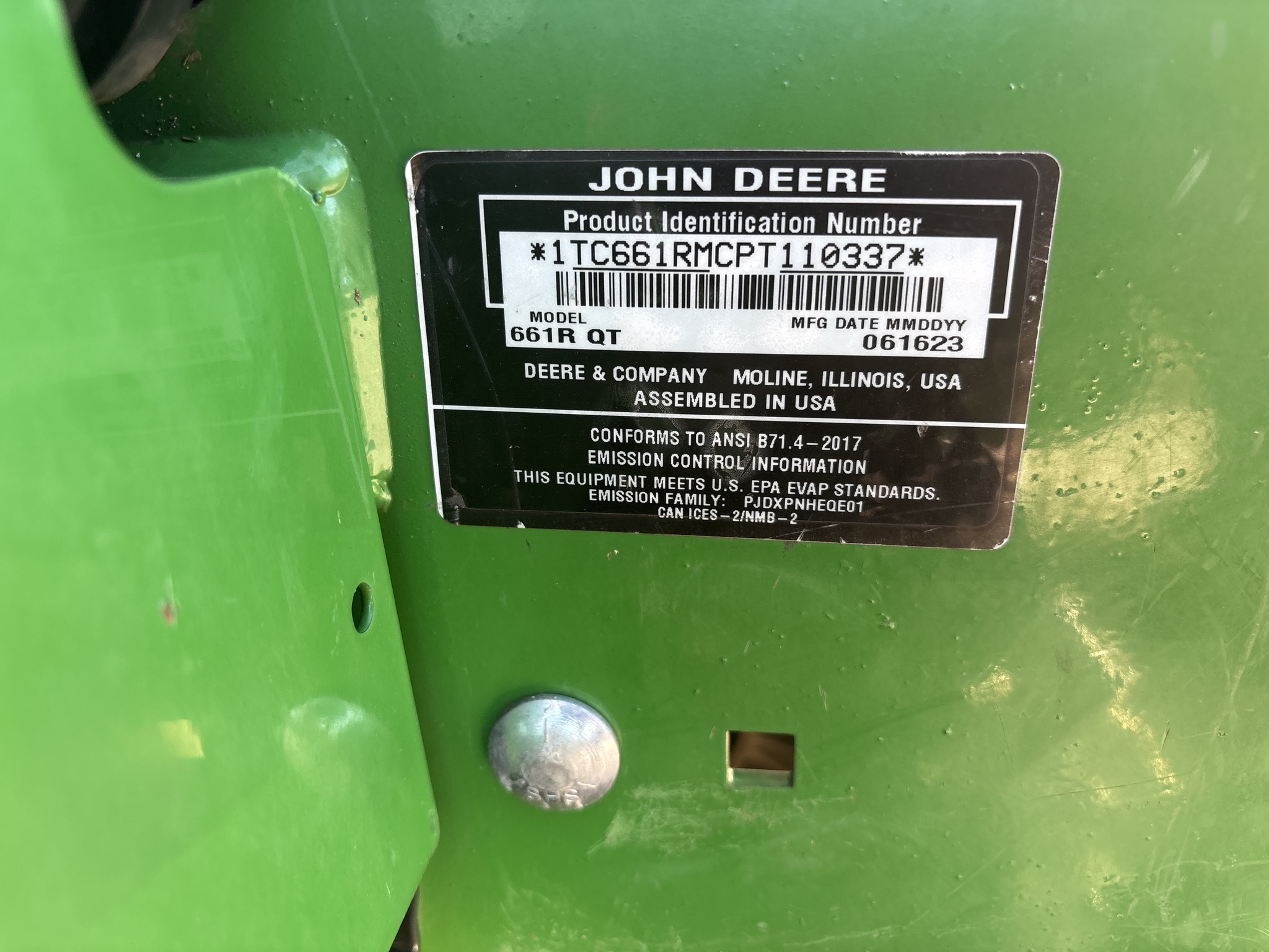  2023 John Deere 661R at Heritage Tractor in Rogersville, MO