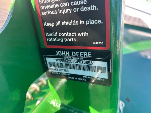 2018 John Deere MX6 (6th thumbnail)