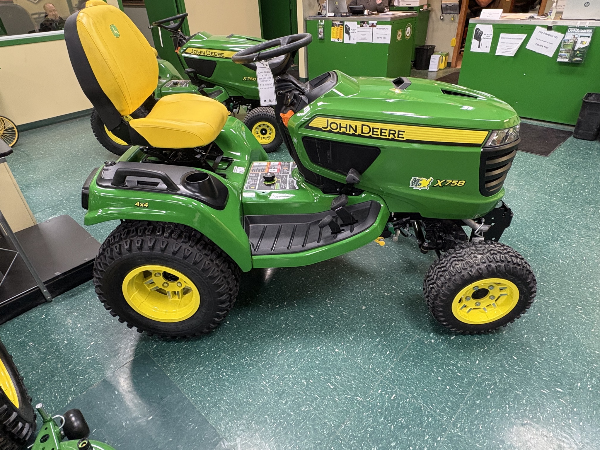 2025 John Deere X758 Image 3