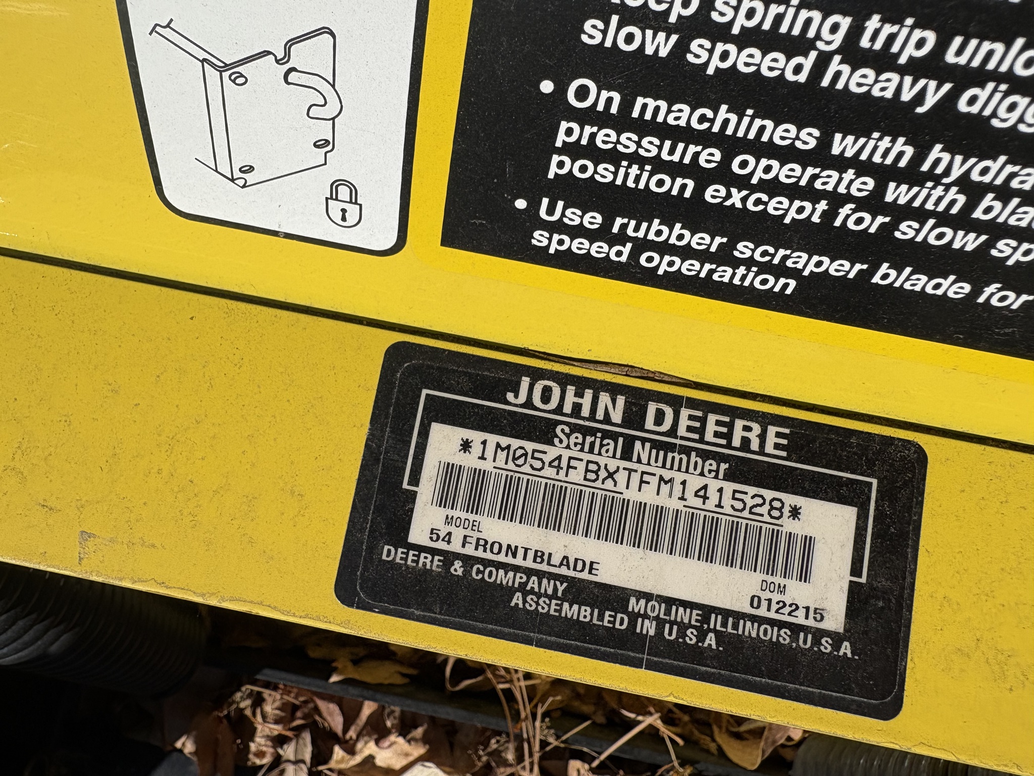 John Deere FB54 Image 3